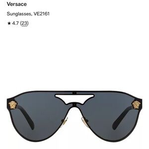 Versace Black and gold Sunglasses